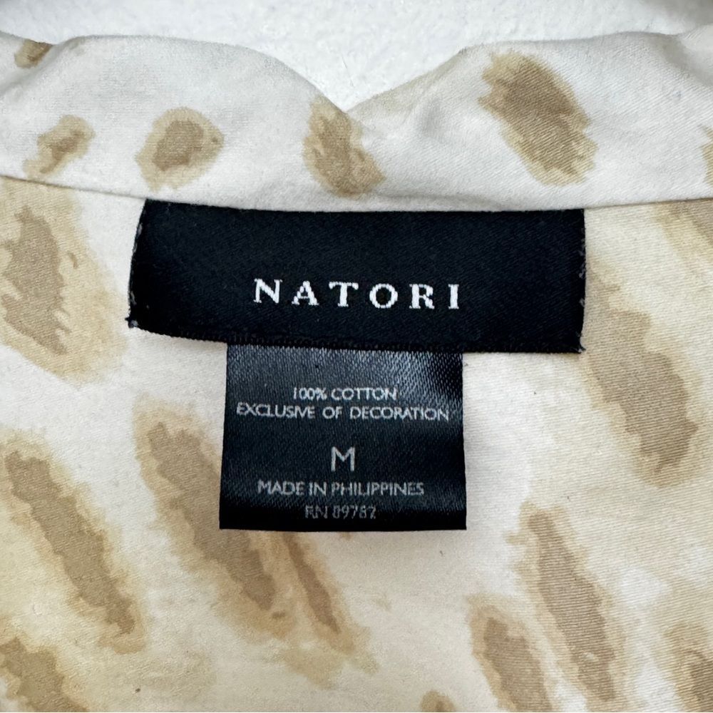 Natori Animal Print Long Night Shirt Pajamas M - Picture 4 of 7